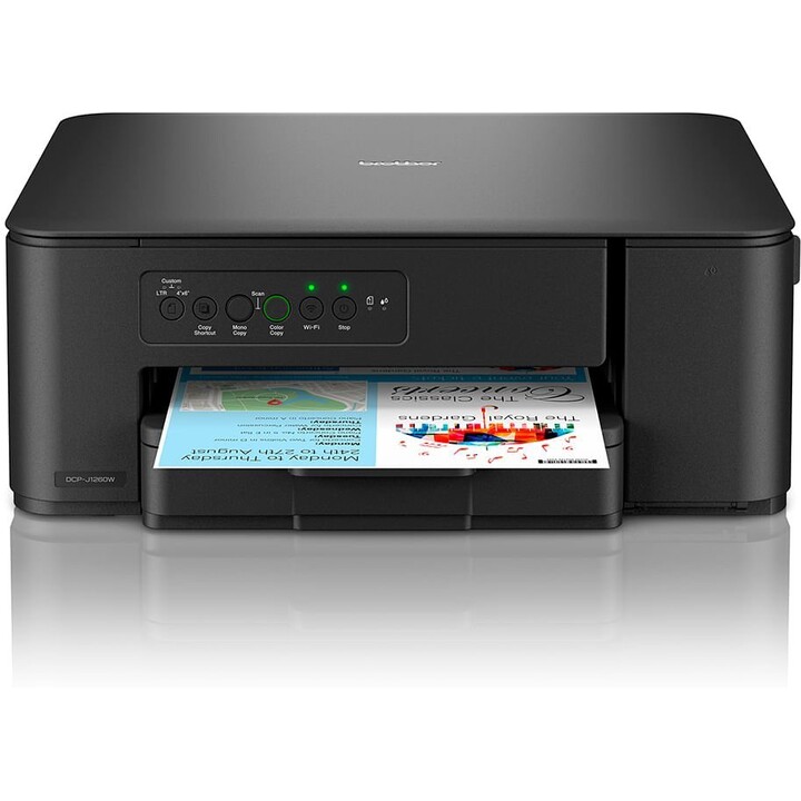 Brother DCP-J1260WRE1 Impresora multifunción de inyección de tinta inalámbrica 3 en 1 Impresión Escaneado Copia A4 16ipm Mono 9i