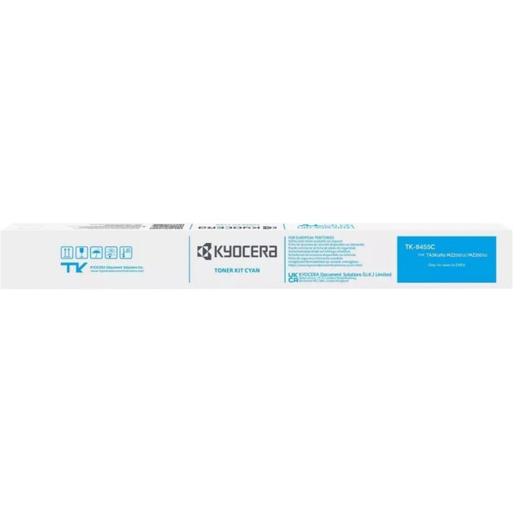 Kyocera TK-8455C 1T0C2MCNL0 Cartucho de Tóner Cian 12.000 Páginas TASKalfa MZ2501ci MZ3501ci