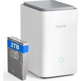Reolink Home Hub P1 DVR con disco rigido da 2 TB, bianco