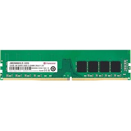 Transcend TS2666HLE-32G JetRAM 32GB DDR4-2666 U-DIMM CL19 2Rx8 Non-ECC Unbuffered PC4-21300 288-pin 1.2V Desktop Memory