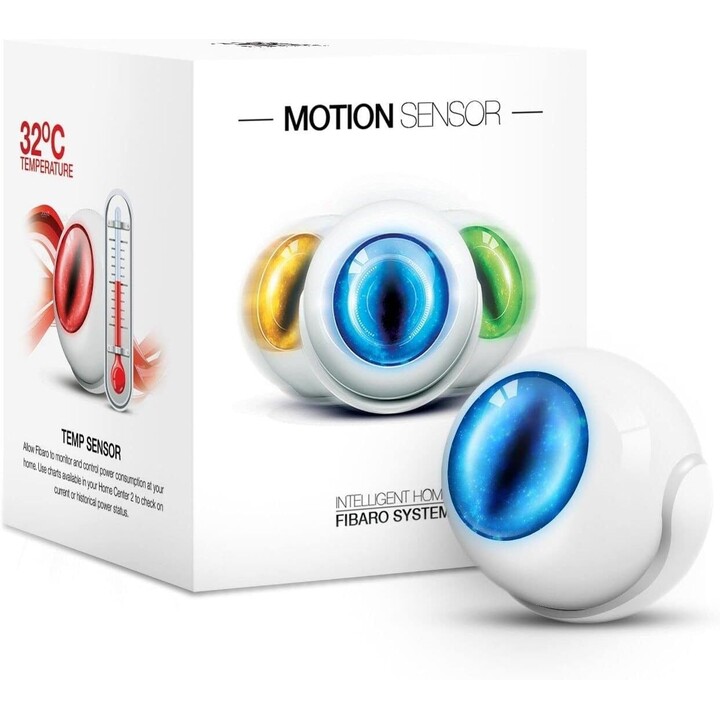 Fibaro FGMS-001 Sensor de movimento Z-Wave ZW5 868,4 MHz, branco