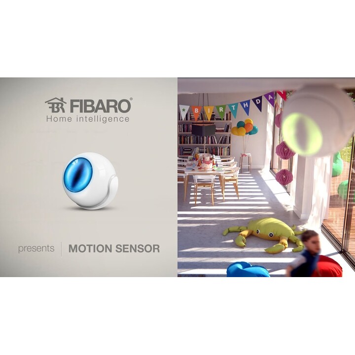 Fibaro FGMS-001 Sensor de movimento Z-Wave ZW5 868,4 MHz, branco