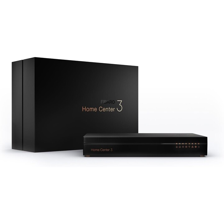 Fibaro Home Center 3 FGHC3, painel de controlo inteligente, WiFi, preto