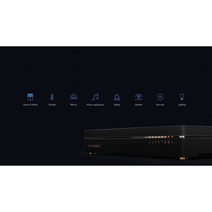 Fibaro Home Center 3 FGHC3, pannello di controllo intelligente, WiFi, nero