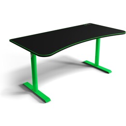 Secretária para jogos Arozzi Arena Verde 160x82cm Microfibra de superfície total Tapete de rato Estrutura de aço ajustável em al