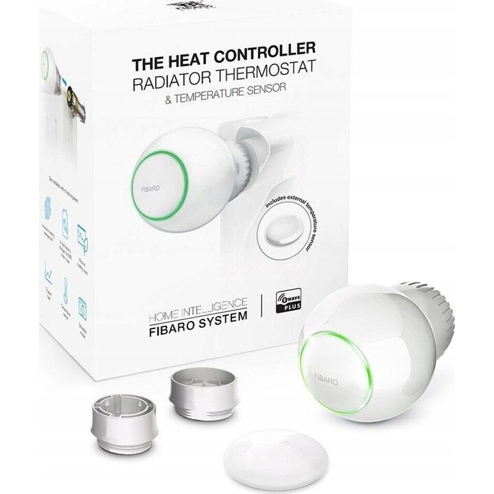 Fibaro FIBEFGT-001 Z-Wave, Heating Thermostat for Radiator, White