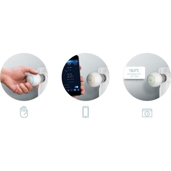 Fibaro FIBEFGT-001 Z-Wave, Heating Thermostat for Radiator, White