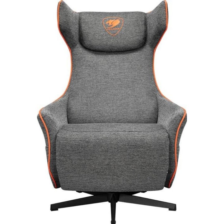Cougar Magus Sofá Gaming Gris/Naranja 150kg Carga Reclinado Eléctrico Gravedad Cero
