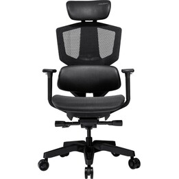 Cougar Argo One Black Gaming Chair Malha elastomérica respirável 150kg Carga 3D Apoios de braços Reclinação Apoio de cabeça ajus