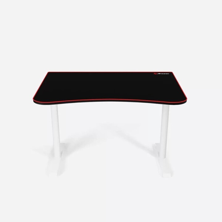 Arozzi Arena Fratello Weiß Gaming Desk 114x76cm Feste Höhe 72,5cm Volle Oberfläche Microfiber Mousepad Stahl