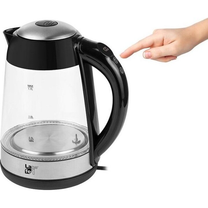 Bollitore elettrico LAFE CEG015 1,7 L 2200 W Trasparente