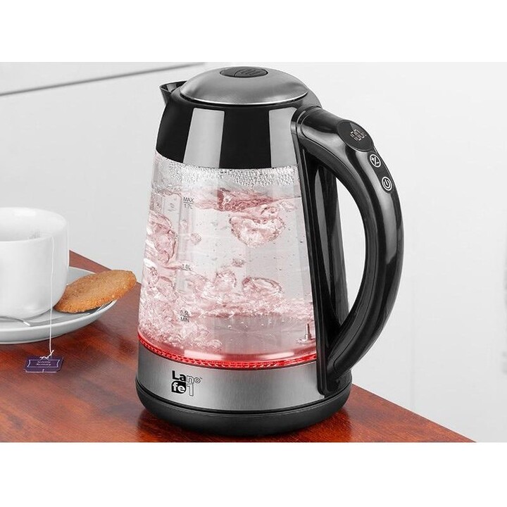 Bollitore elettrico LAFE CEG015 1,7 L 2200 W Trasparente