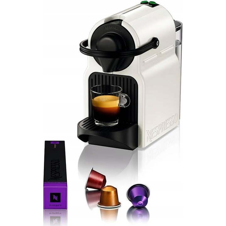 Krups Nespresso Inissia XN1001, high-end compact coffee machine, 0.7L White