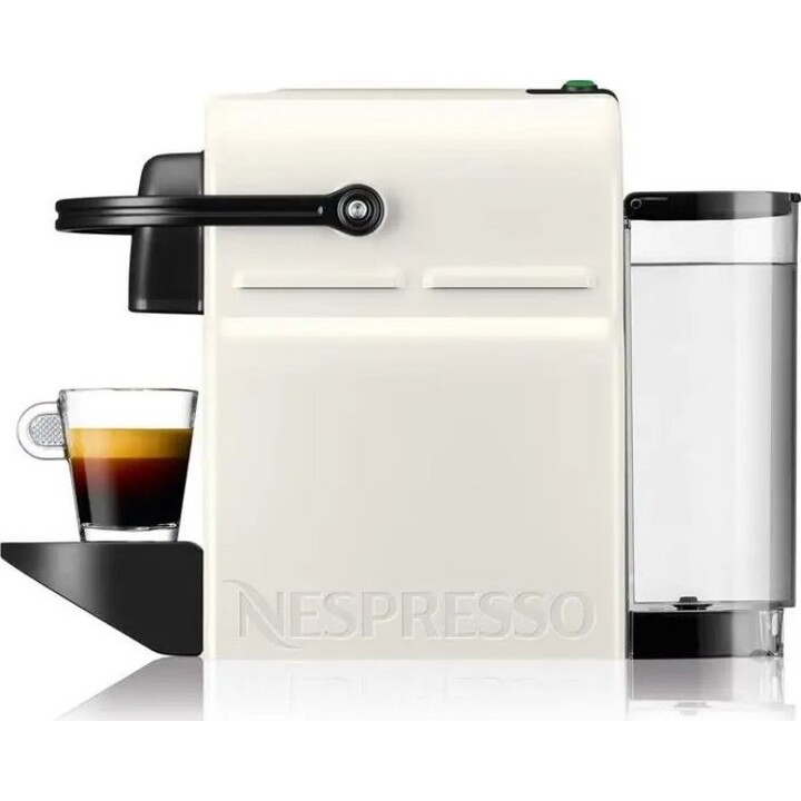 Krups Nespresso Inissia XN1001, macchina da caffè compatta di alta gamma, 0,7L Bianco