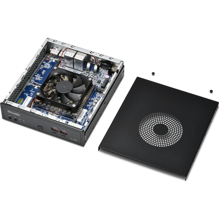 Shuttle Slim PC DN11H5 PC da 1,35 l Nero SoC Intel 125H