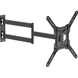 AISENS WT65TSLE-383 Supporto a parete con livello inclinabile girevole 23-65" 35 kg VESA 400x400 mm Acciaio nero