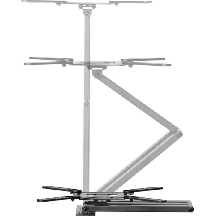 Soporte de Pared AISENS WT65TSLE-383 Giratorio Inclinable Nivelable 23-65" 35kg VESA 400x400mm Acero Negro