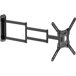 Soporte de Pared Aisens WT65TSLE-385 Giratorio Inclinable Nivelable 23-65" VESA 400x400mm Acero 35kg Negro