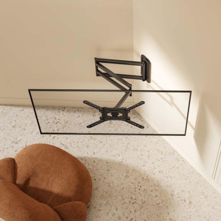 Suporte de parede Aisens WT65TSLE-385, giratório, inclinação, nível, 23-65" VESA 400x400mm, aço, 35kg, preto