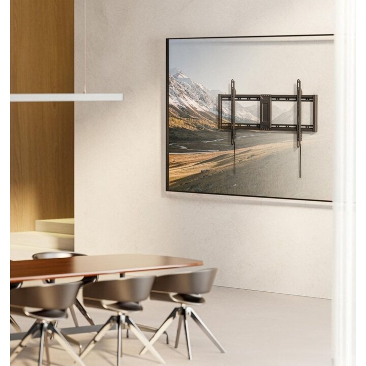 Soporte de pared AISENS WT100F-365 para TV 43-100" ultra delgado hasta 75kg negro