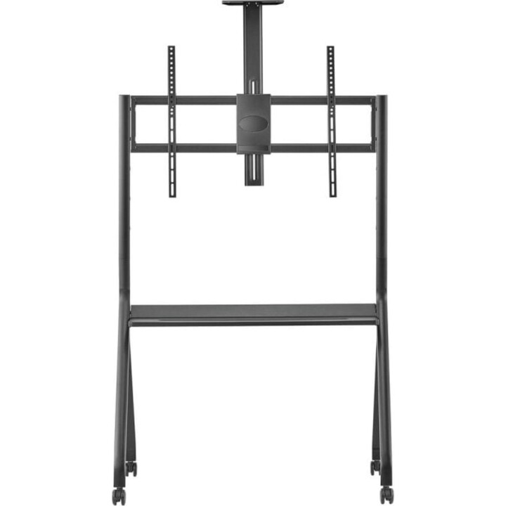 AISENS FT86FE-369 Support de sol pour téléviseurs 55-100" jusqu'à 120 kg avec roulettes et plateau