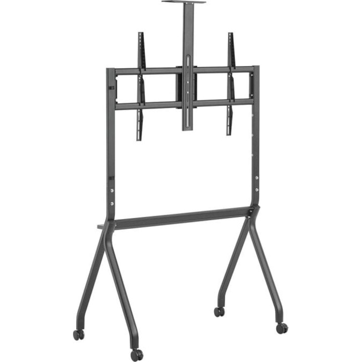 AISENS FT86FE-369 Supporto da pavimento per TV 55-100" fino a 120 kg con ruote e vassoio