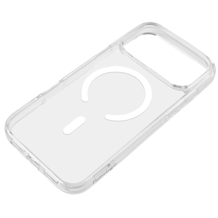Capa traseira Magsafe Pomologic transparente para celular iPhone 17 Pro Max