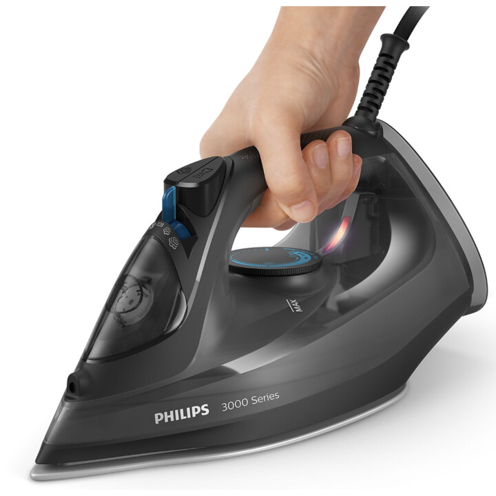 PHILIPS DST3041/80 - Steam iron, 200 g/min, 300 ml, Black