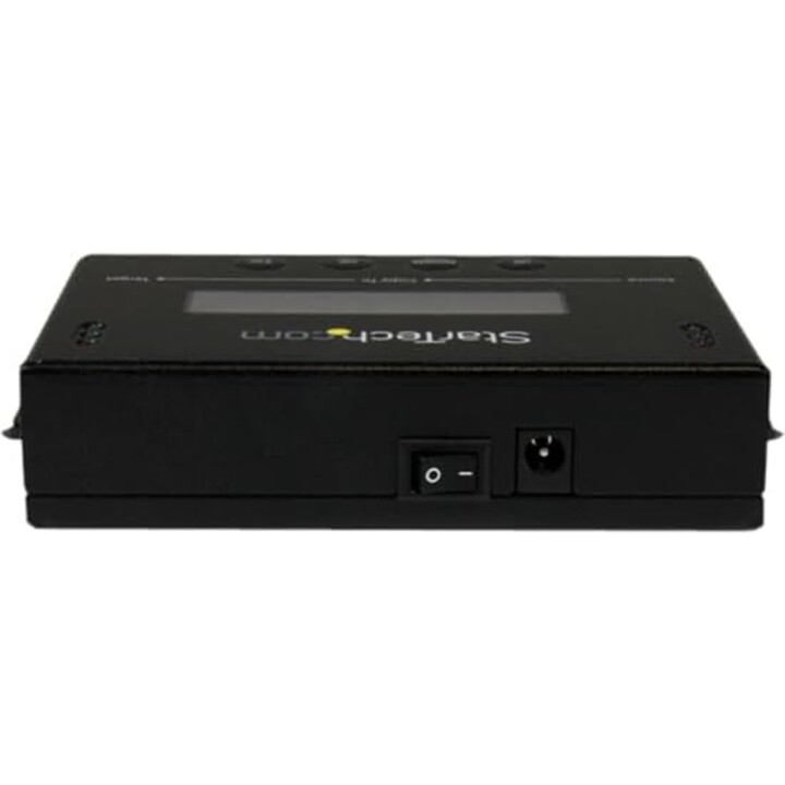 StarTech.com Standalone 1:1 Hard Drive and SSD Duplicator and Eraser, Black (duplicateur et effaceur de disques durs et de disqu