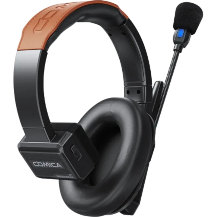 COMICA Seekcom S1 Sistema Interfono con Microfono Inalambrico e Auricolare Professionale