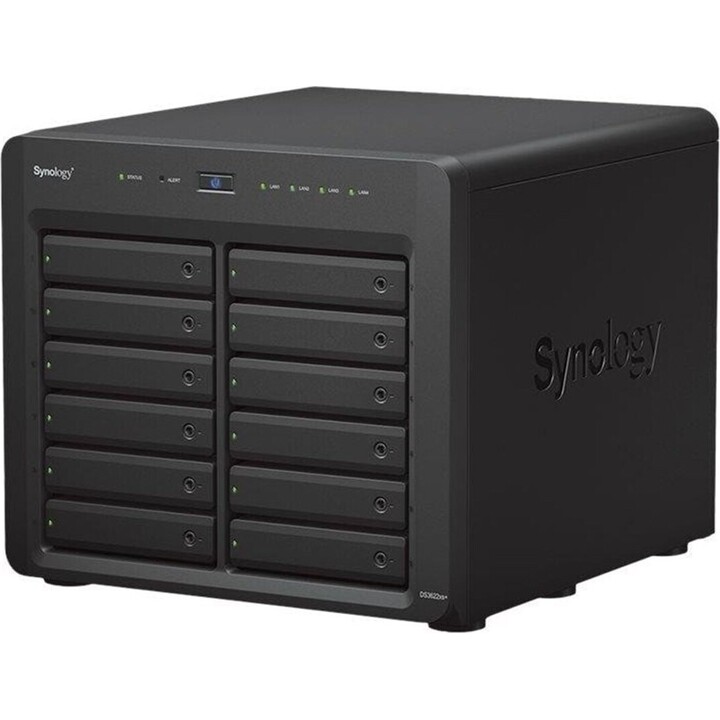 Serveur NAS DS3622xs+ Intel Xeon D-1531 16 GB RAM Serveur NAS DS3622xs+ Intel Xeon D-1531 16 GB RAM, Noir