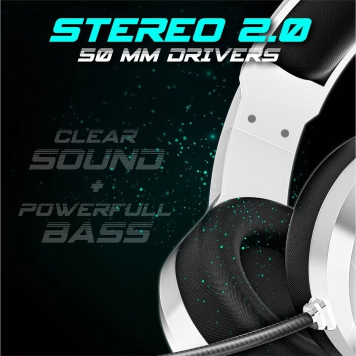 Spirit of Gamer PRO-H8 White RGB Gaming Headphones