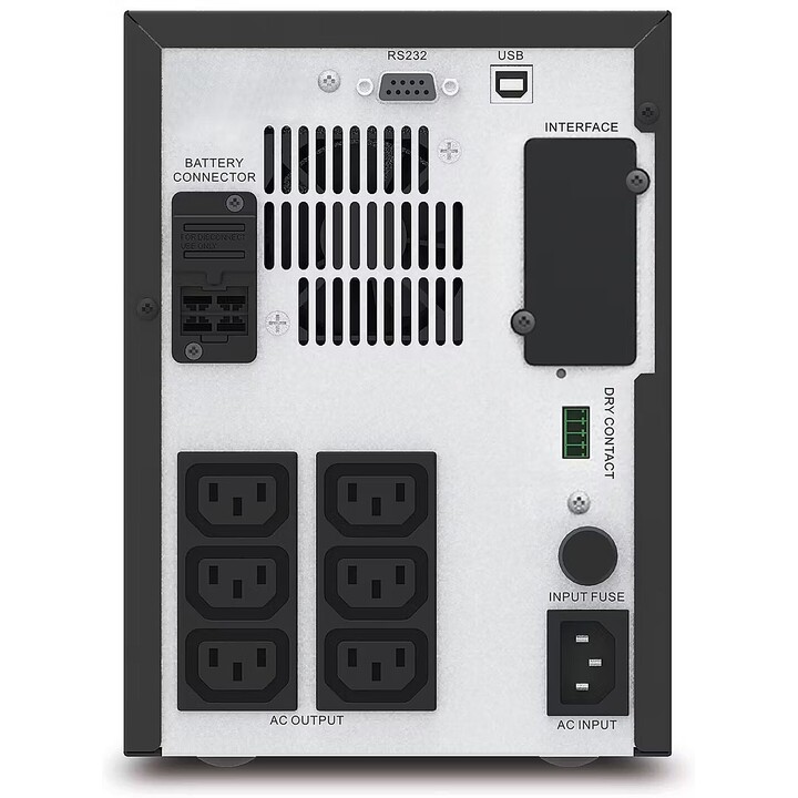 APC Easy UPS SMV1500CAI SAI interactivo de 1500VA/900W para torre 230V AVR de onda sinusoidal pura