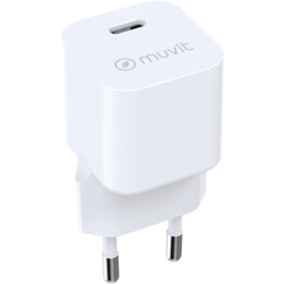 Cargador de Pared Muvit For Change MCACC0047/ 1xUSB Tipo-C/ 30W