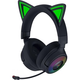 Cuffie Razer Kraken Kitty V3 Pro Wireless HyperSpeed ​​​​RGB, nere