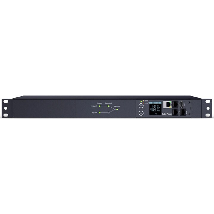 Unidade de Distribuição de Energia (PDU) CyberPower PDU44004 12 Tomadas CA 1U Preta