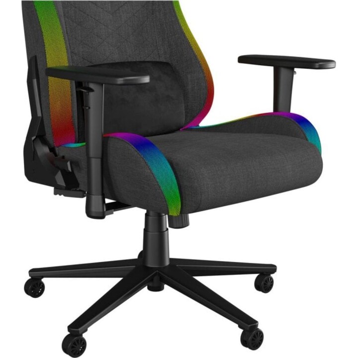 Ergonomischer Gaming-Stuhl Genesis Trit 660 RGB, Tragfähigkeit 150 kg, atmungsaktives Gewebe, Hintergrundbeleuchtung und erweite