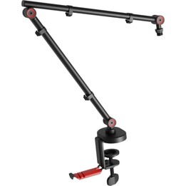 Suporte de braço para microfone Genesis NGM-2156 Thulium 500, base de mesa, aço compacto, 1kg