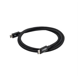 Thunderbolt 5 (USB-C) Pro-Kabel, 0,5 m lang – Schwarz
