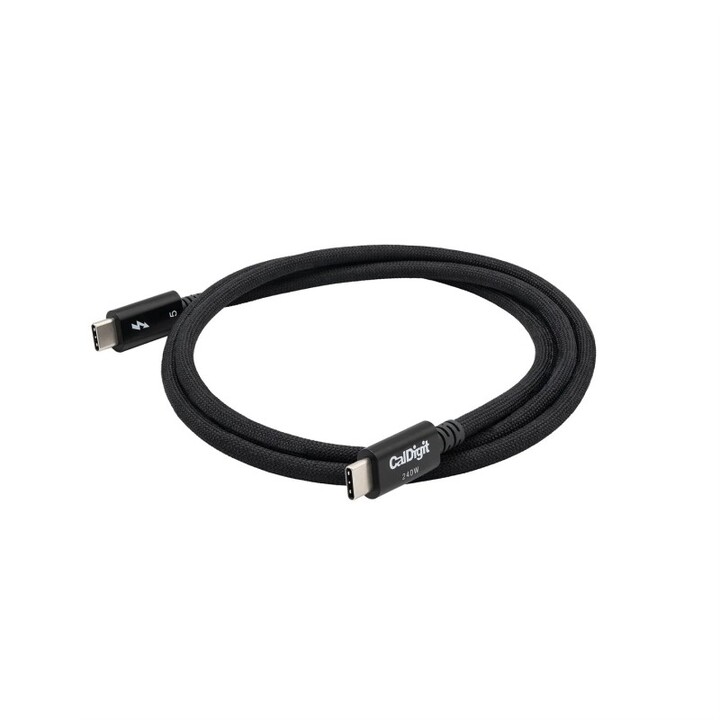 Thunderbolt 5 (USB-C) Pro Cable trenzado 0,5 m - Negro