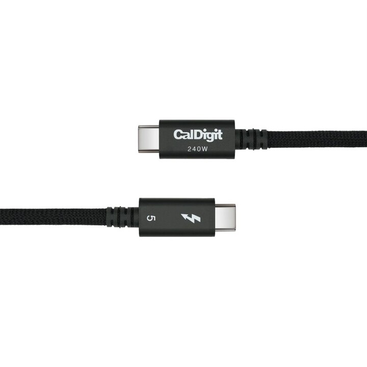 Cable Thunderbolt 5 (USB-C) Pro trenzado 0,5 m - Negro