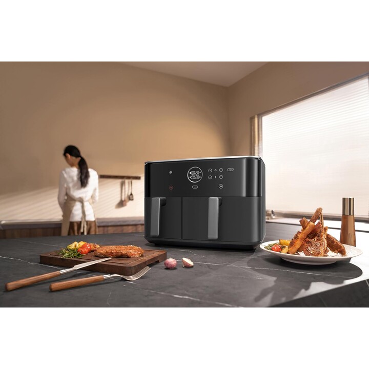 Xiaomi MAF-D1001 Doppel 10 l Eigenständig 2700 W Heißluftfritteuse Schwarz