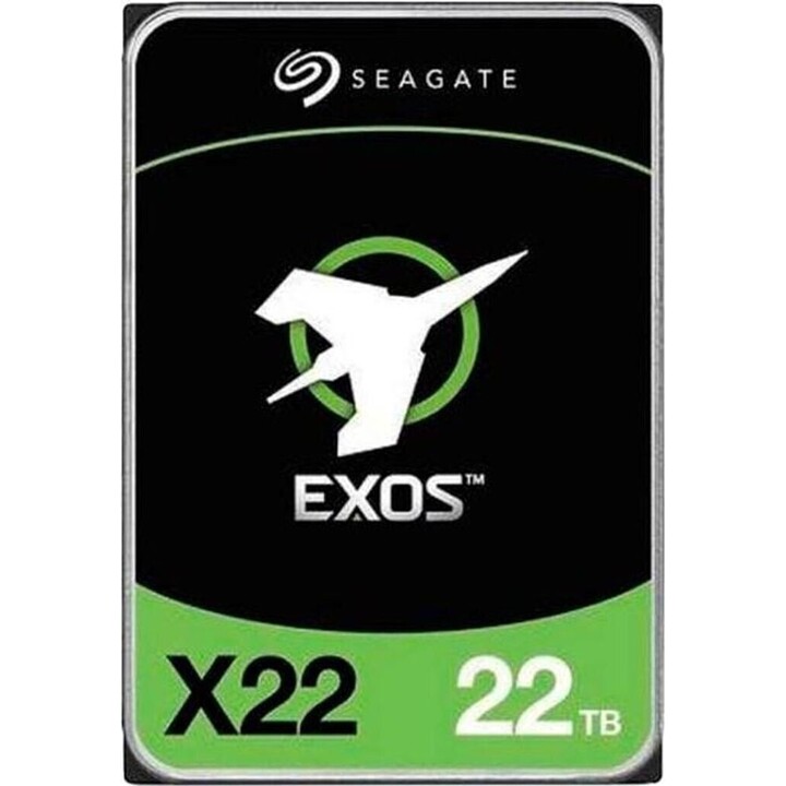 Seagate Exos X22 ST22000NM001E 22TB 3.5" Enterprise HDD SATA 6Gb/s 7200RPM 256MB Cache Helium Sealed 512e/4Kn