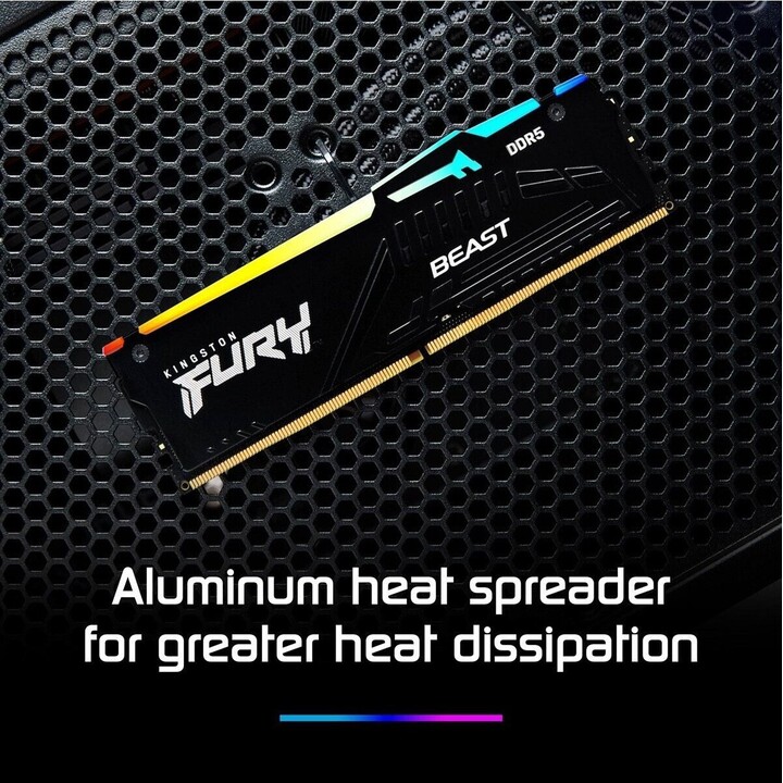 Kingston Technology Fury Beast Modulo Memoria Rgb 64 Gb 2 x 32 Gb Ddr5 Ecc