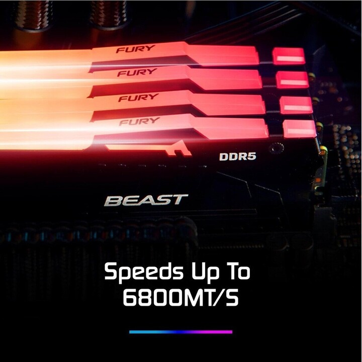 Kingston Technology Fury Beast Modulo Memoria Rgb 64 Gb 2 x 32 Gb Ddr5 Ecc