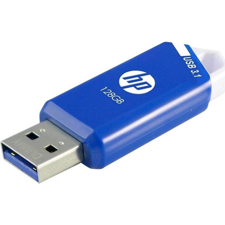 Unidade flash USB HP 3.0 128GB X755W HPFD755W-128, azul