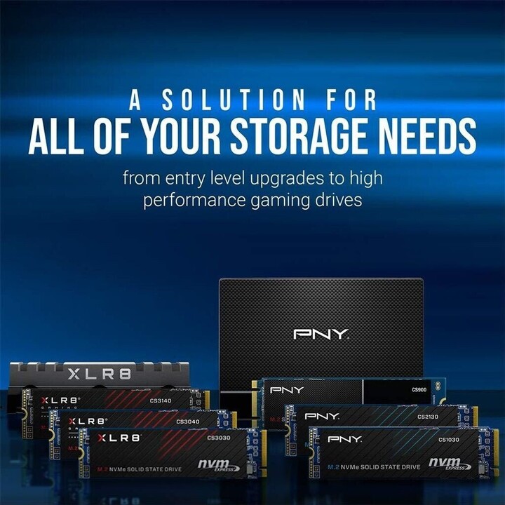 PNY CS900-2 TB, 2.5" Internal SSD, SATA 6Gb/s - 2.5", Internal, 550 MB/s Read, 530 MB/s Write, 3D NAND
