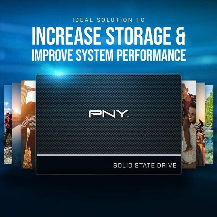 PNY CS900-2 TB, SSD interno de 2,5", SATA 6Gb/s - 2,5", Interno, 550 MB/s Leitura, 530 MB/s Escrita, 3D NAND