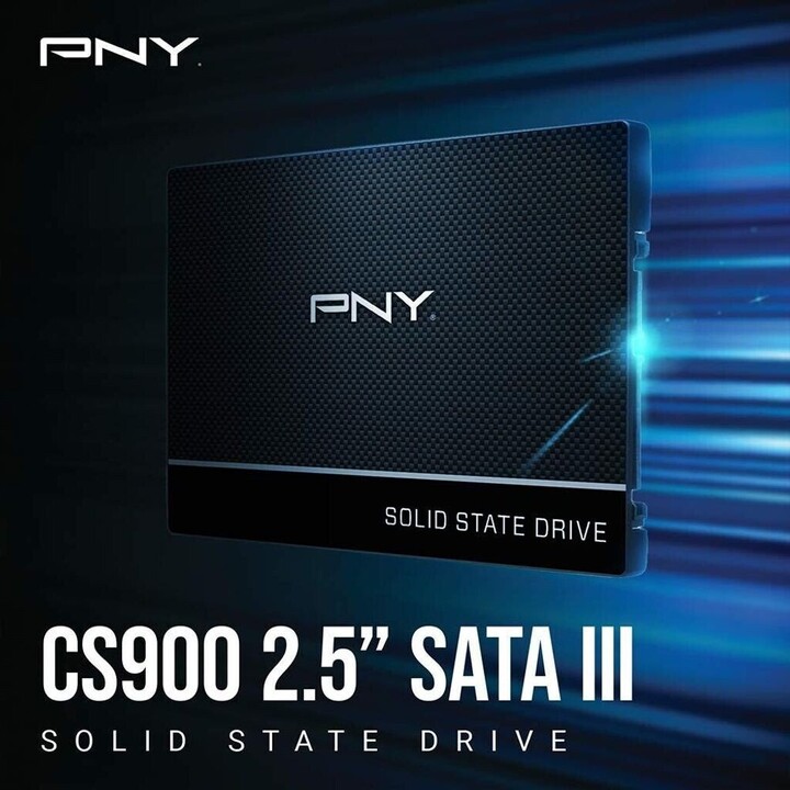 PNY CS900-2 TB, SSD interno de 2,5", SATA 6Gb/s - 2,5", Interno, 550 MB/s Leitura, 530 MB/s Escrita, 3D NAND
