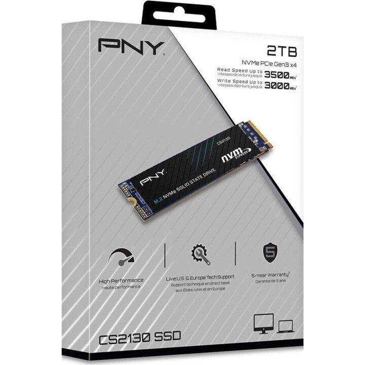 PNY CS2130 2TB PCIe Gen3 x4 NVMe SSD